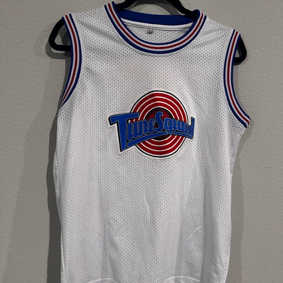 Other - Tune Squad Kids Sleeveless Jersey White and Blue size large